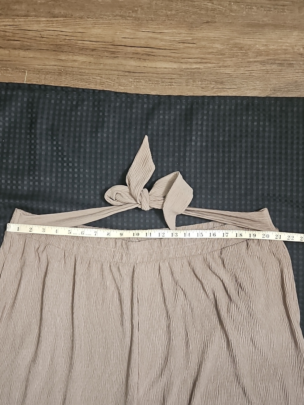 French Laundry, Wide Leg/flare, Beige, Bow, Pants, Size 3X, Pockets - Picture 5 of 10
